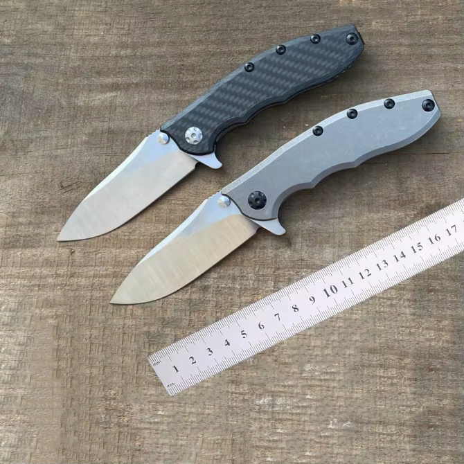 Pocket Knife Ceramic - 0562CF 20CV ブレードセラミックベアリングカーボンファイバーチタン合金ハンドル屋外 EDC サバイバルツール