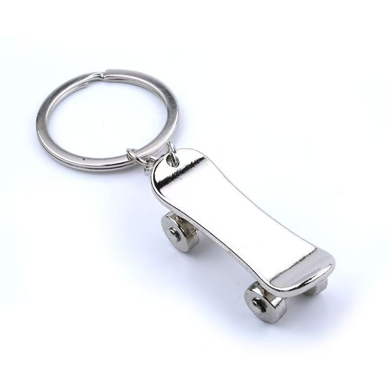 Edc Deep Carry - クリエイティブなフィンガースケートボードキーチェーン、バックパックペンダント、キーリング、EDCクールガジェット、おもちゃ、大人向けギフト、オフィスでの楽しいアイテム