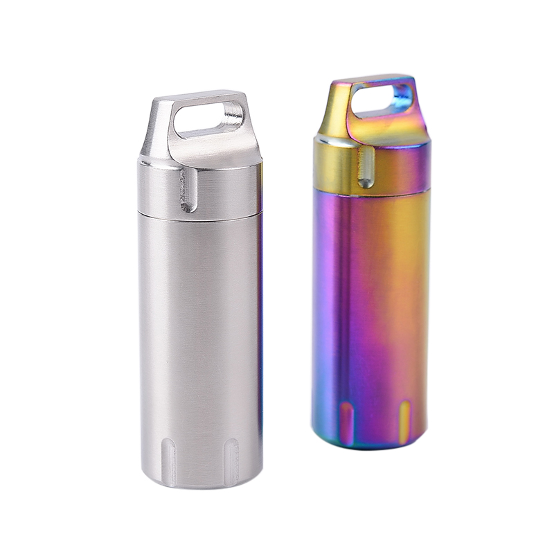 Pill Fob Capsule - 気密水密収納容器ドライボックスシールボトル用タバコケースピルカプセルfob救急医療一致バッテリー