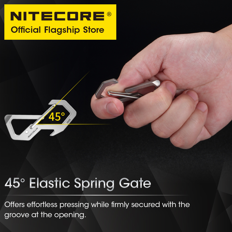NITECORE NSH10 多用途チタンスナップフック 3 - Edc Carry Kit のレビューと価格