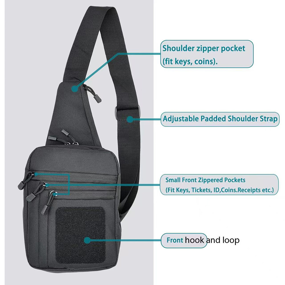男女兼用バッグ - EDC ショルダーバッグ タクティカル  - Edc Carry Bag For Men のレビューと価格