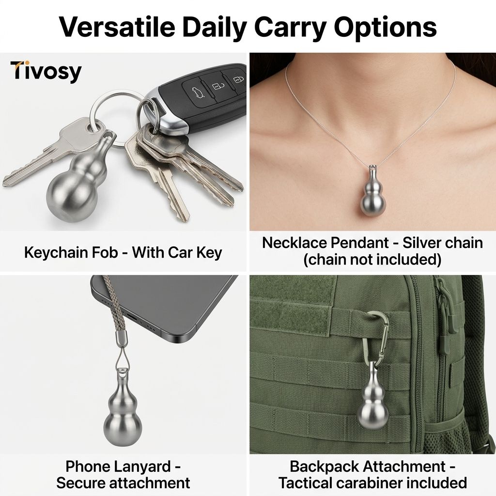 ティボシー純チタン製幸運のひょうたん型ピルホルダー防水ミニカ - Pill Fob Capsule のレビューと価格