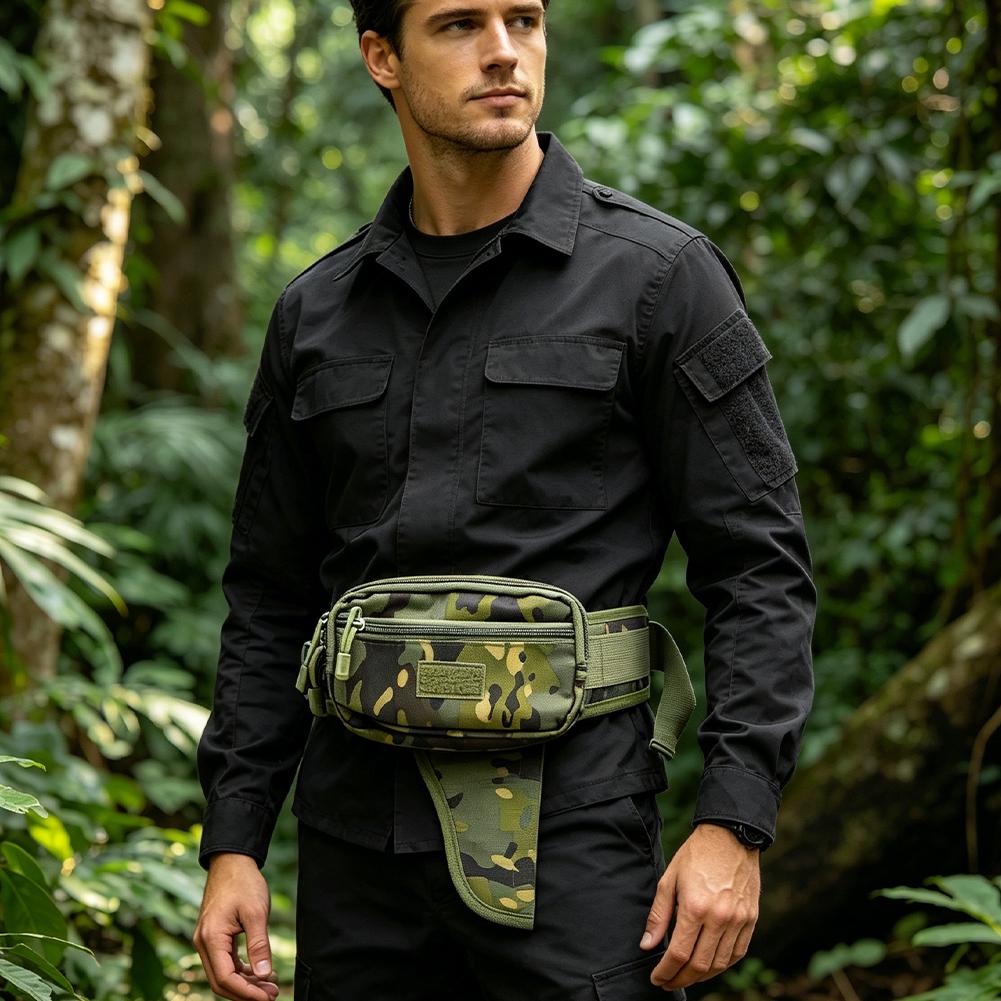 新しい防水メンズウエストバッグナイロンマルチポケットアウトド - Edc Carry Bag のレビューと価格