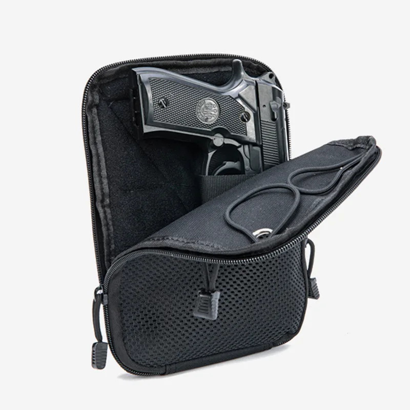 Molle 戦術隠し銃ホルスターポーチ EDC マガジンポー - Edc Carry Pistols のレビューと価格