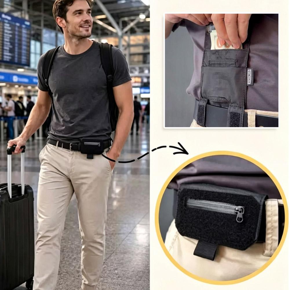 隠しトラベルウエストポーチ、現金とカード用の盗難防止マネーベ - Edc Deep Carry のレビューと価格
