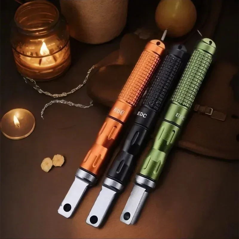 新しい屋外サバイバル防水ライターポータブルアドベンチャーキャ - Ferro Rod Striker のレビューと価格