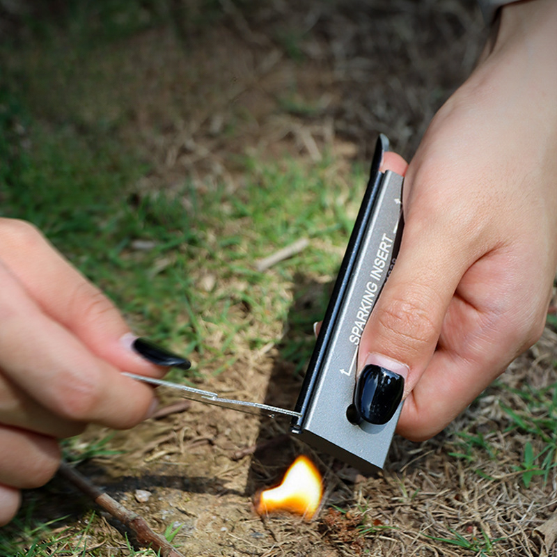 屋外サバイバルマグネシウムブロックフリント点火アメリカンスタ - Ferro Rod Striker のレビューと価格