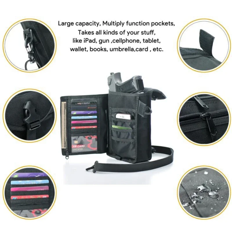 戦術的なメンズショルダーピストルレンジバッグ EDC ツール - Edc Carry Backpack のレビューと価格