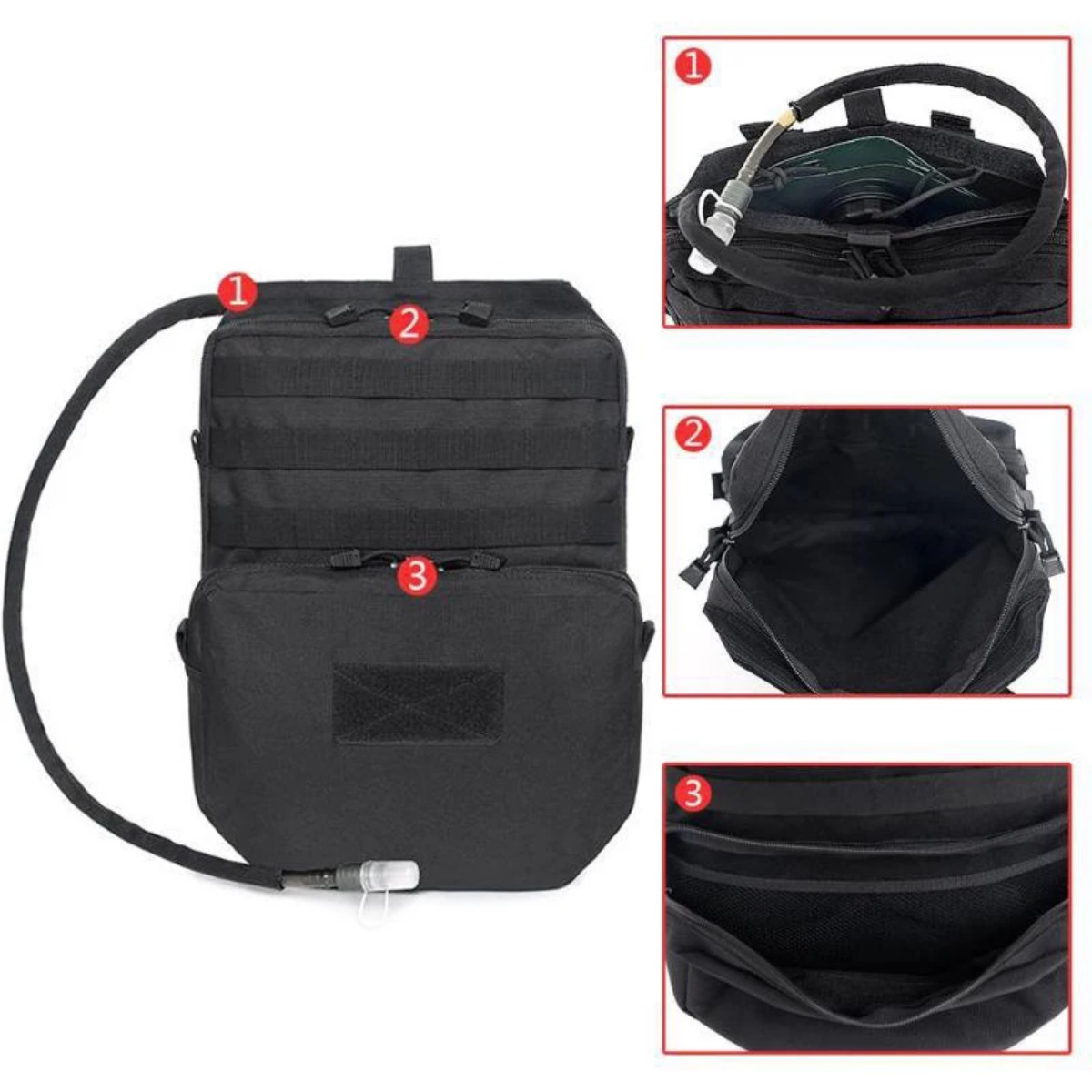 モールナイロンバッグ,アウトドアキャンプ用バックパック,狩猟 - Edc Carry Kit のレビューと価格