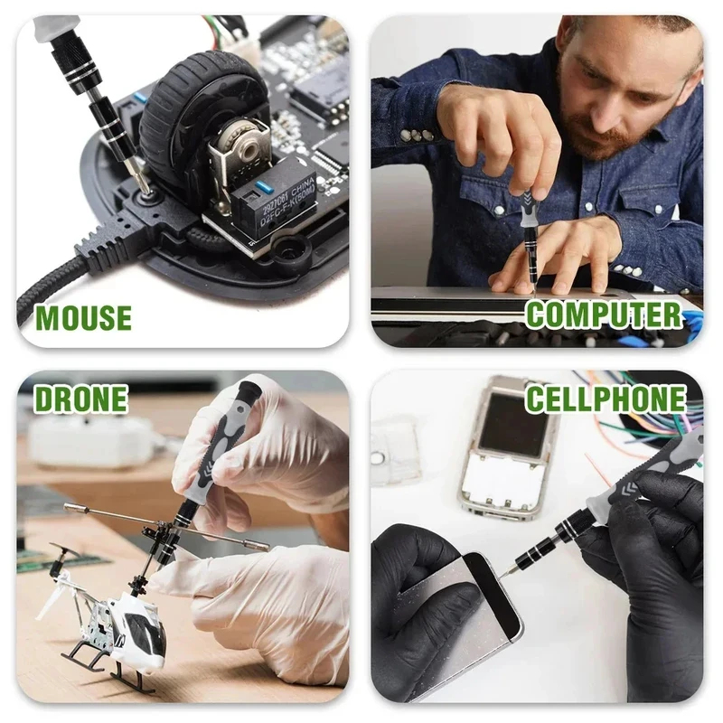 ポータブル115in1磁気ドライバーセットミニ精密修理キット - Micro Screwdriver Kit のレビューと価格