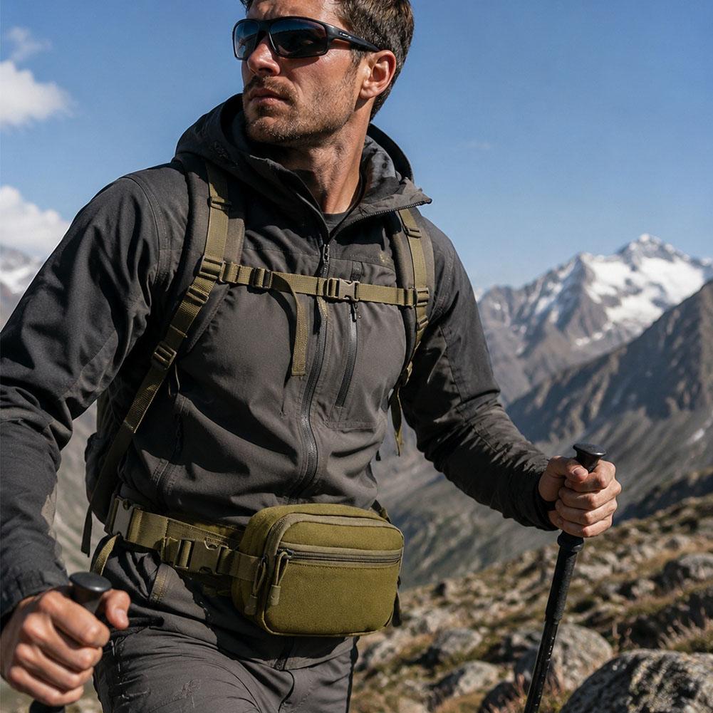 戦術的な隠しキャリーファニーパック メンズウエストバッグ 防 - Edc Carry Bag For Men のレビューと価格
