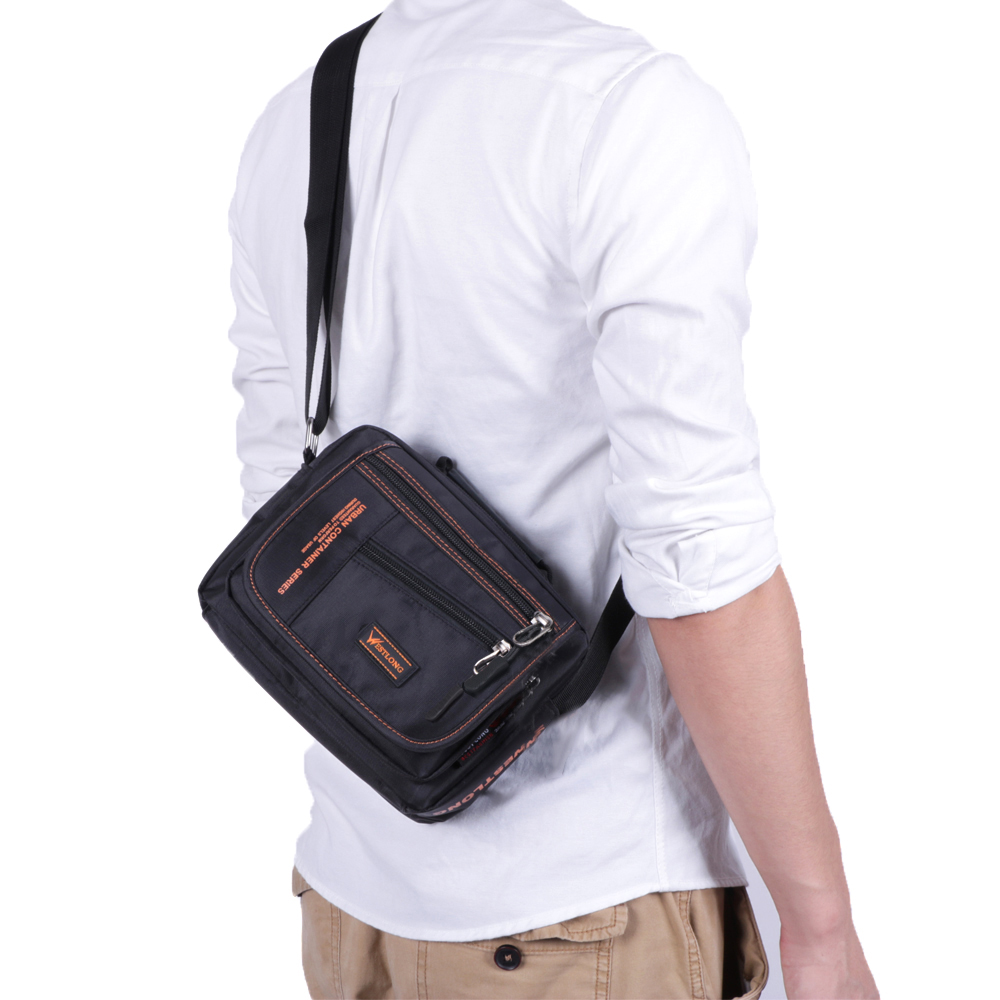 男性メッセンジャーバッグカジュアル多機能小型旅行バッグ防水ス - Edc Carry Bag のレビューと価格