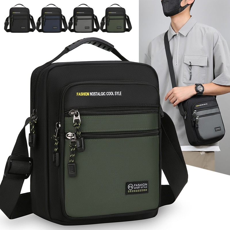 新しいファッションオックスフォードメンズクロスボディバッグシ - Edc Carry Bag のレビューと価格