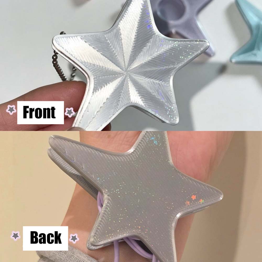 かわいい3Dスターケーブルワインダー、スタイリッシュなイヤホ - Cable Winder Keychain のレビューと価格
