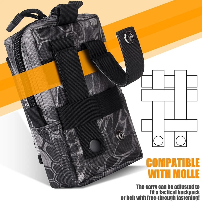 戦術的なMOLLE EDCユーティリティウエストバッグ＆携帯 - Edc Carry Holster のレビューと価格