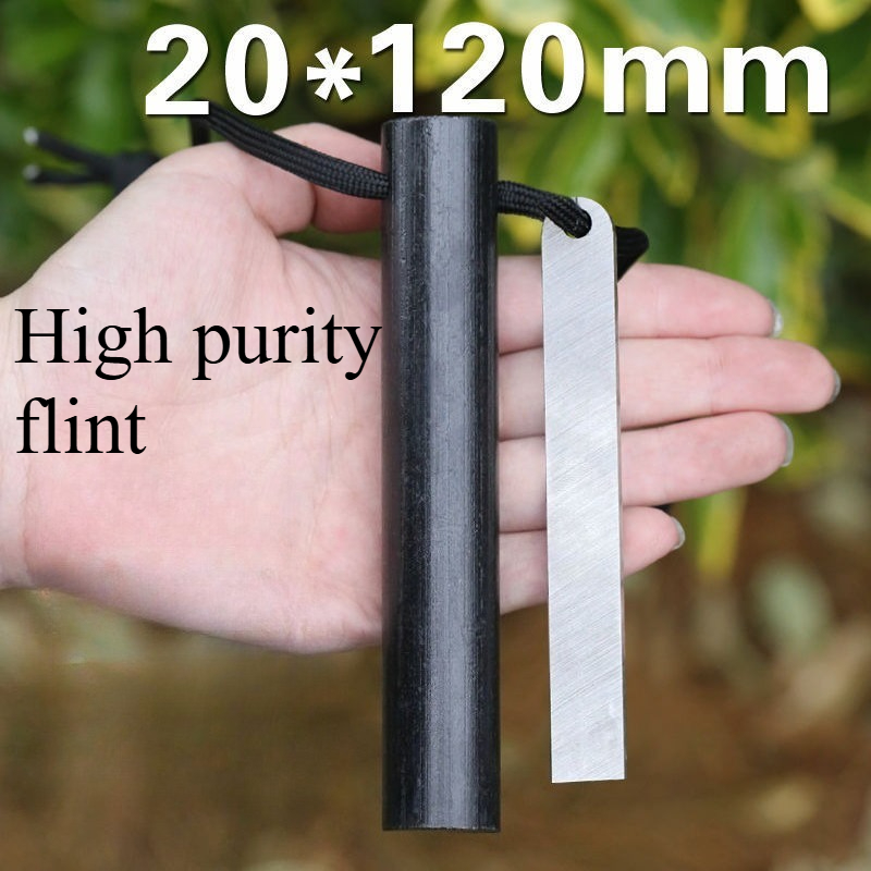 緊急用ファイヤースターターセット - 20×120mmの厚い - Ferro Rod Striker のレビューと価格