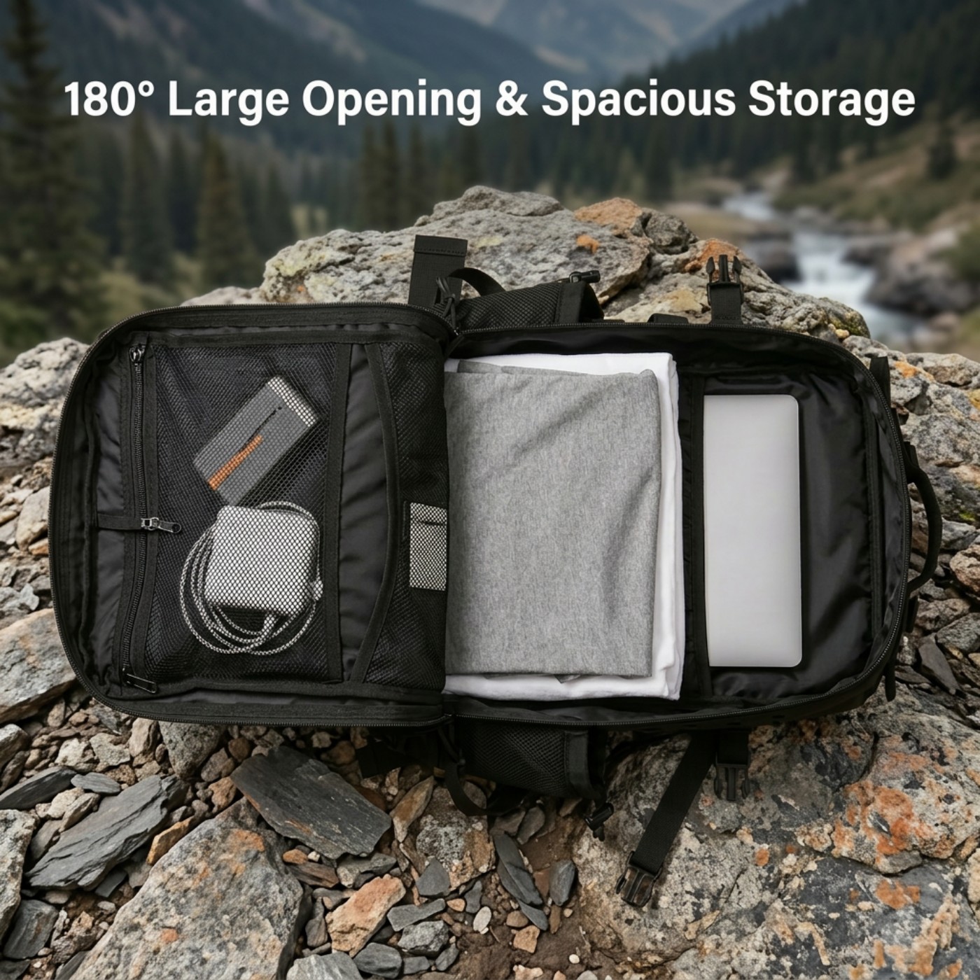 45L 大容量タクティカルフィッシングバックパック、釣り用リ - Edc Carry Backpack のレビューと価格