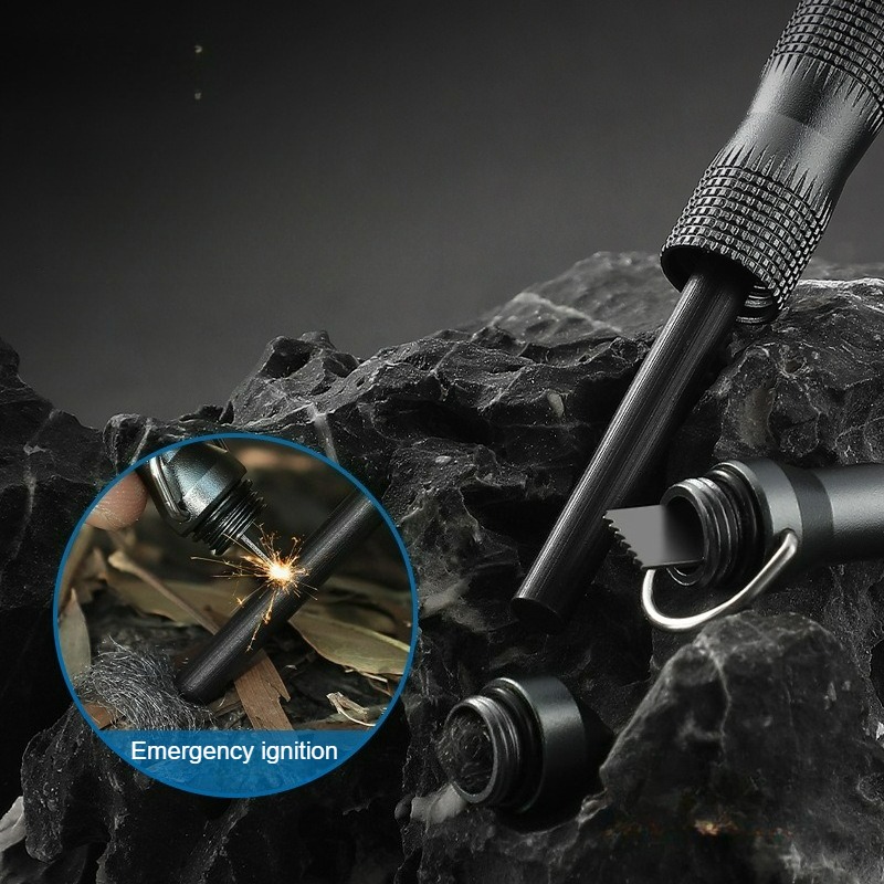 多機能高周波サバイバルホイッスル、アウトドア緊急用具、窓割り - Ferro Rod Striker のレビューと価格