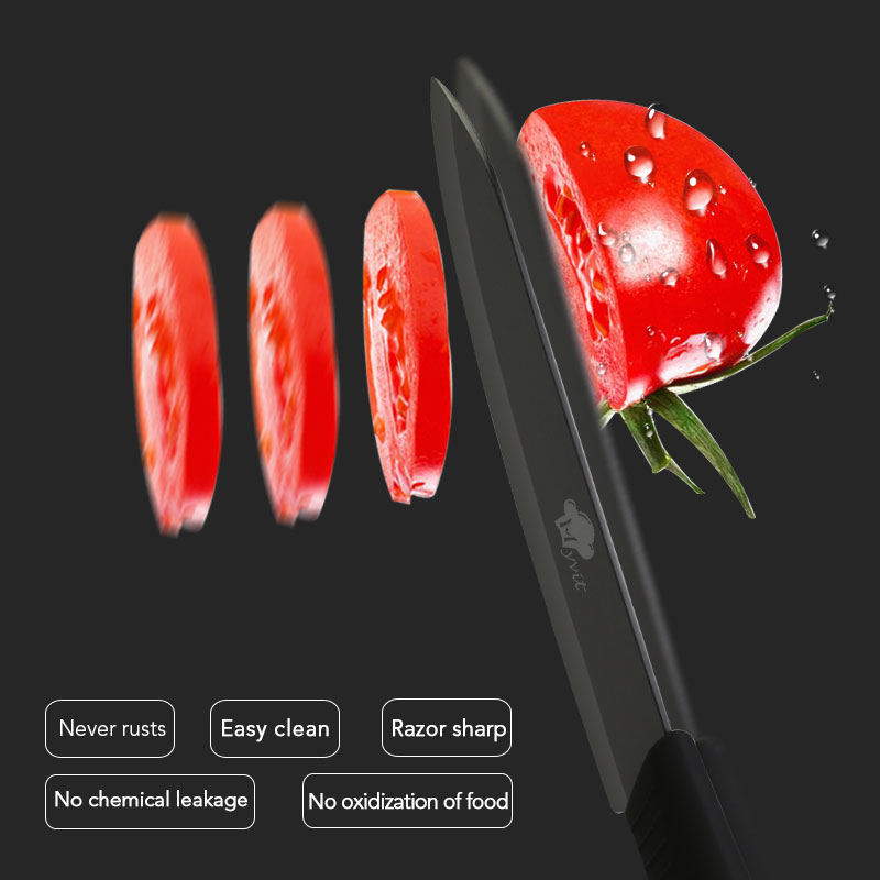 セラミックナイフ包丁 3 4 5 6 インチジルコニア黒刃フ - Pocket Knife Ceramic のレビューと価格