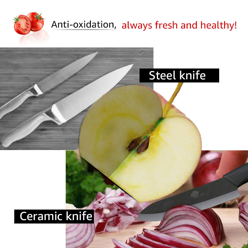 セラミックナイフ包丁 3 4 5 6 インチジルコニア黒刃フ - Pocket Knife Ceramic のレビューと価格